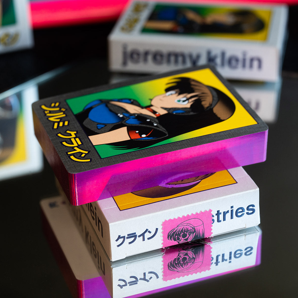 JEREMY KLEIN DREAM GIRL PLAYING CARDS SILVER FOIL LIMITED GILDED EDITION