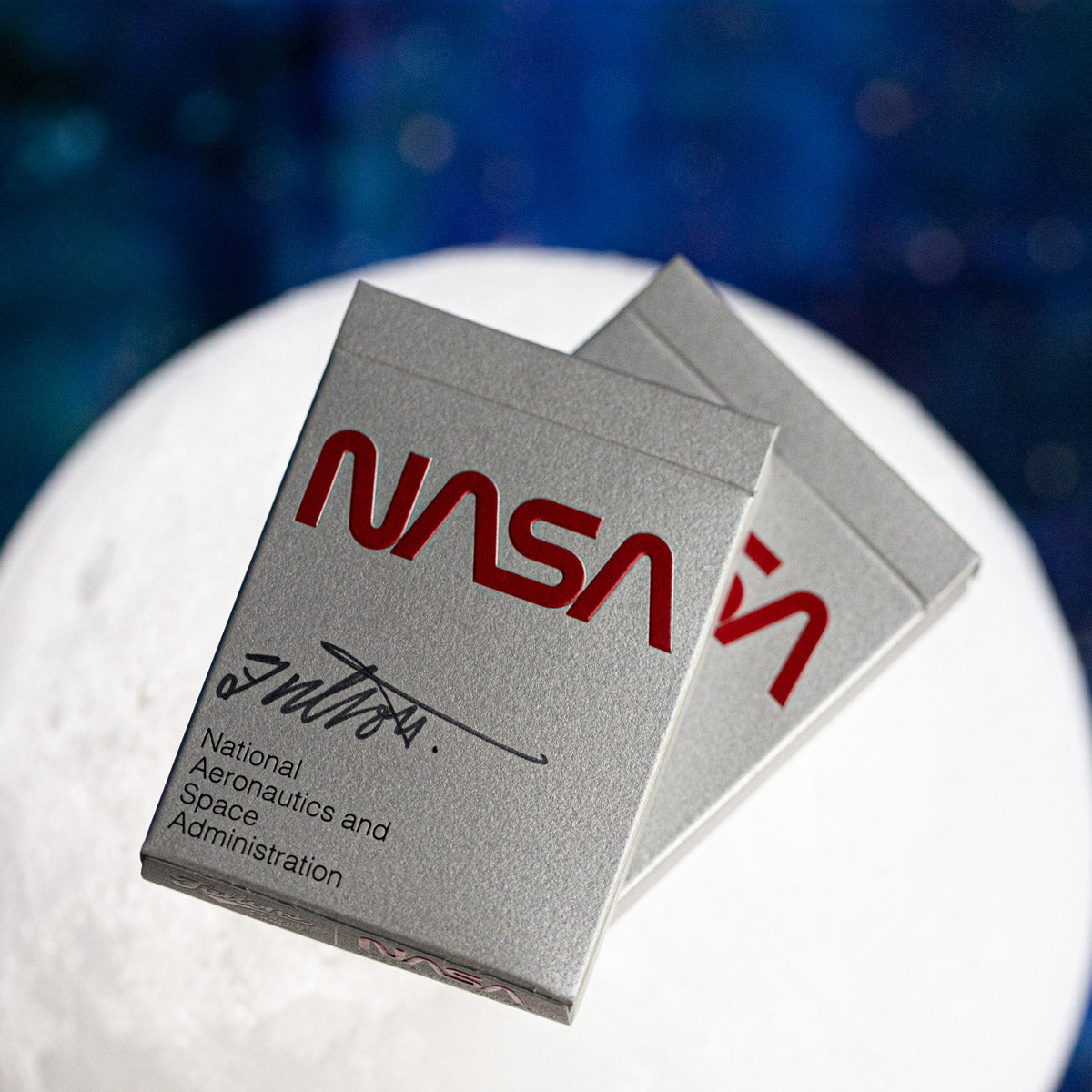 NASA WORM PLAYING CARDS SIGNED ARTIST PROOF AP