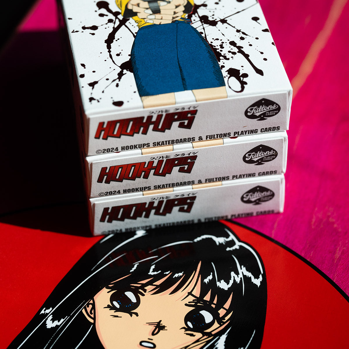 HOOKUPS Barrel of a Gun LIMITED BLOOD SPLATTER FOIL DECK