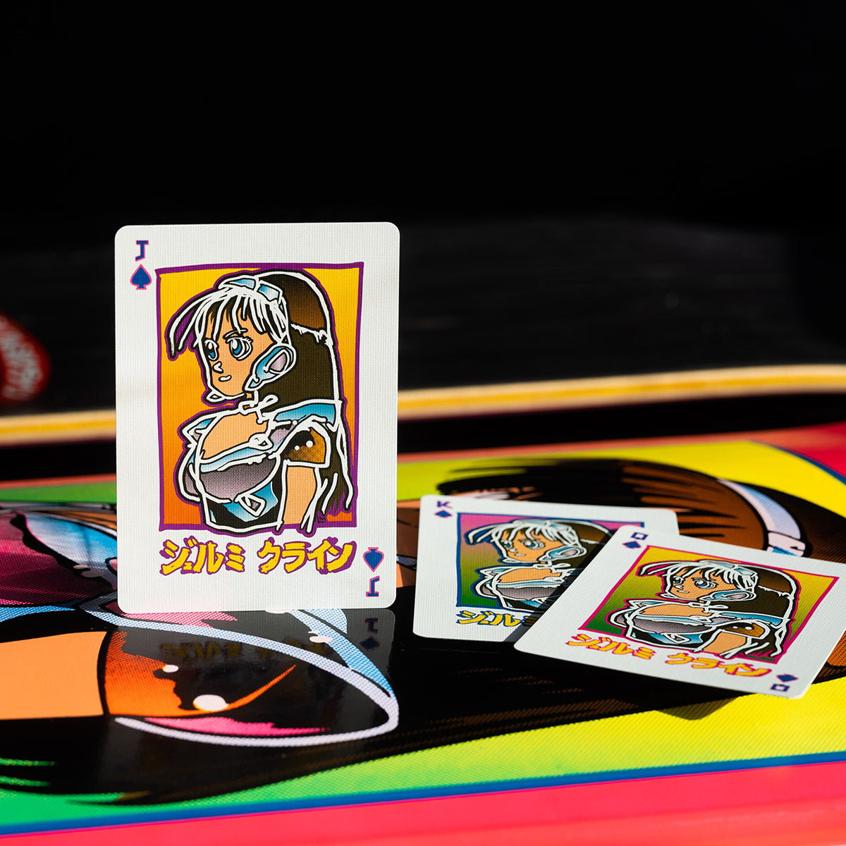 JEREMY KLEIN DREAM GIRL PLAYING CARDS SILVER FOIL LIMITED EDITION