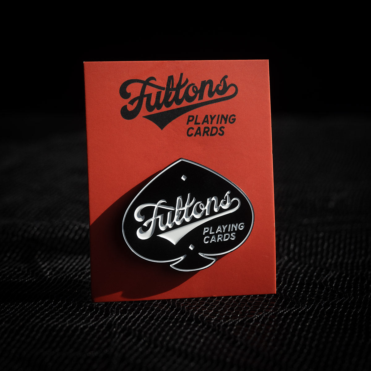 FULTONS PLAYING CARDS ENAMEL PIN