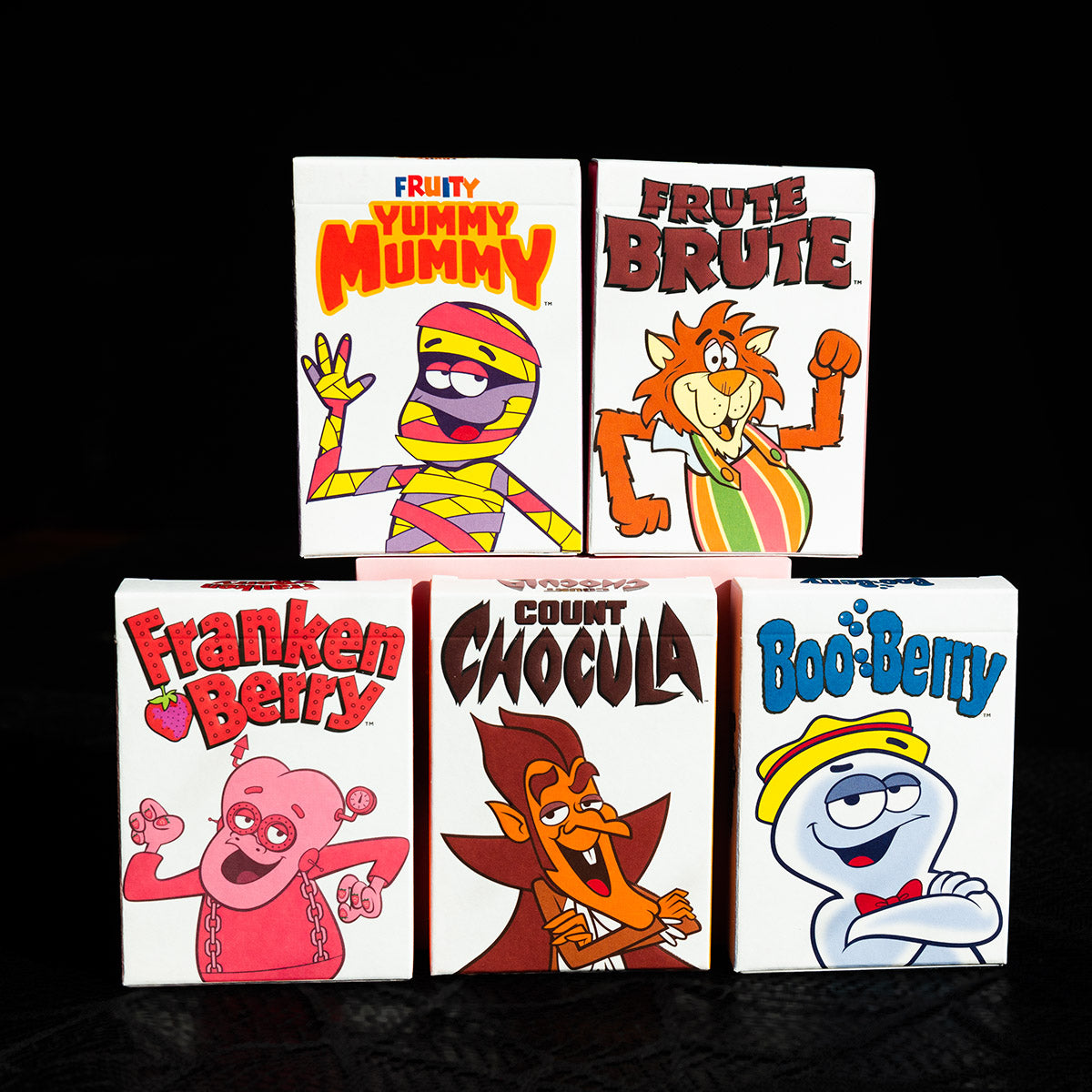MONSTER CEREALS™ 5 PACK BOX PLAYING CARD SET – Fulton's Playing Cards
