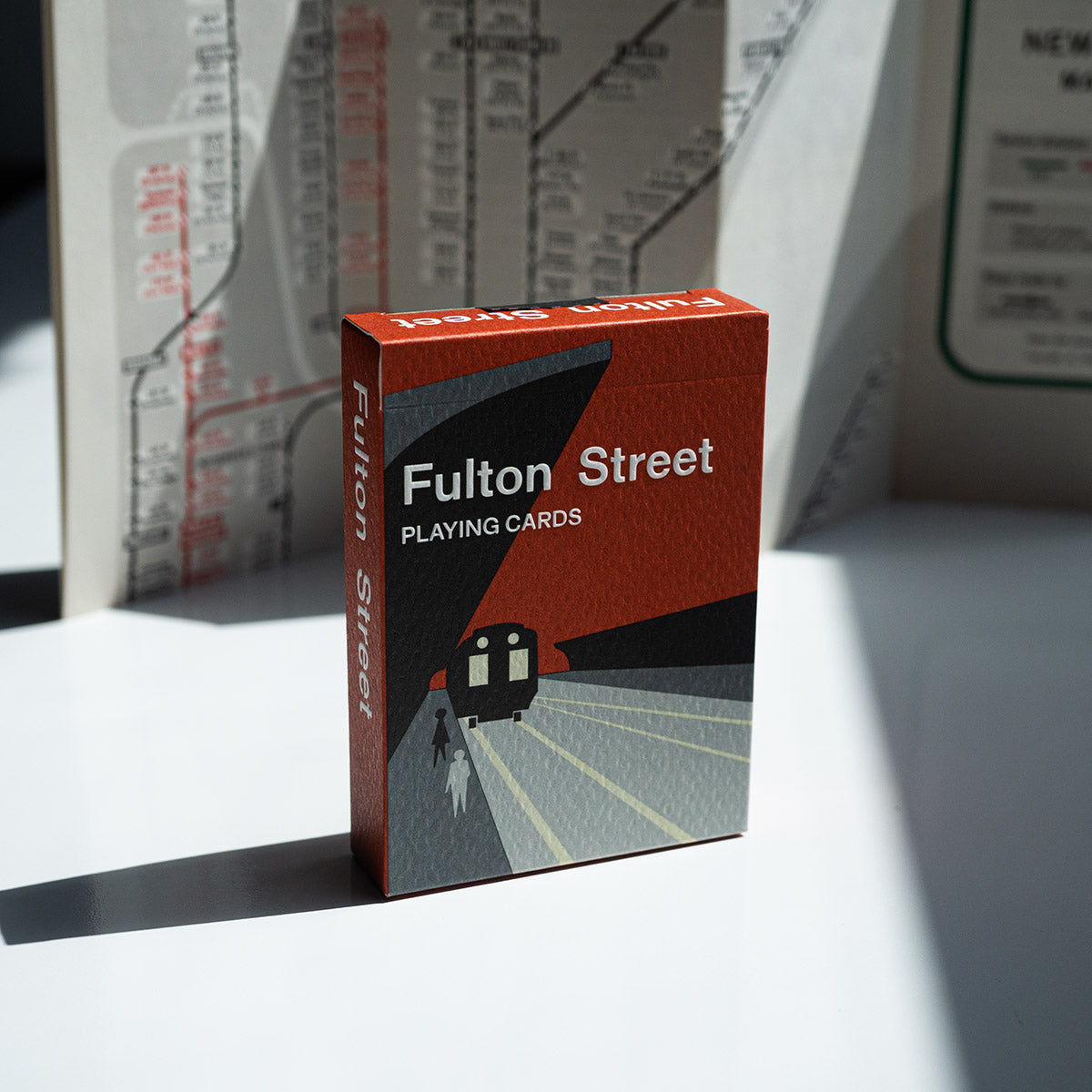 FULTON STREET 1958 EDITION PLAYING CARDS