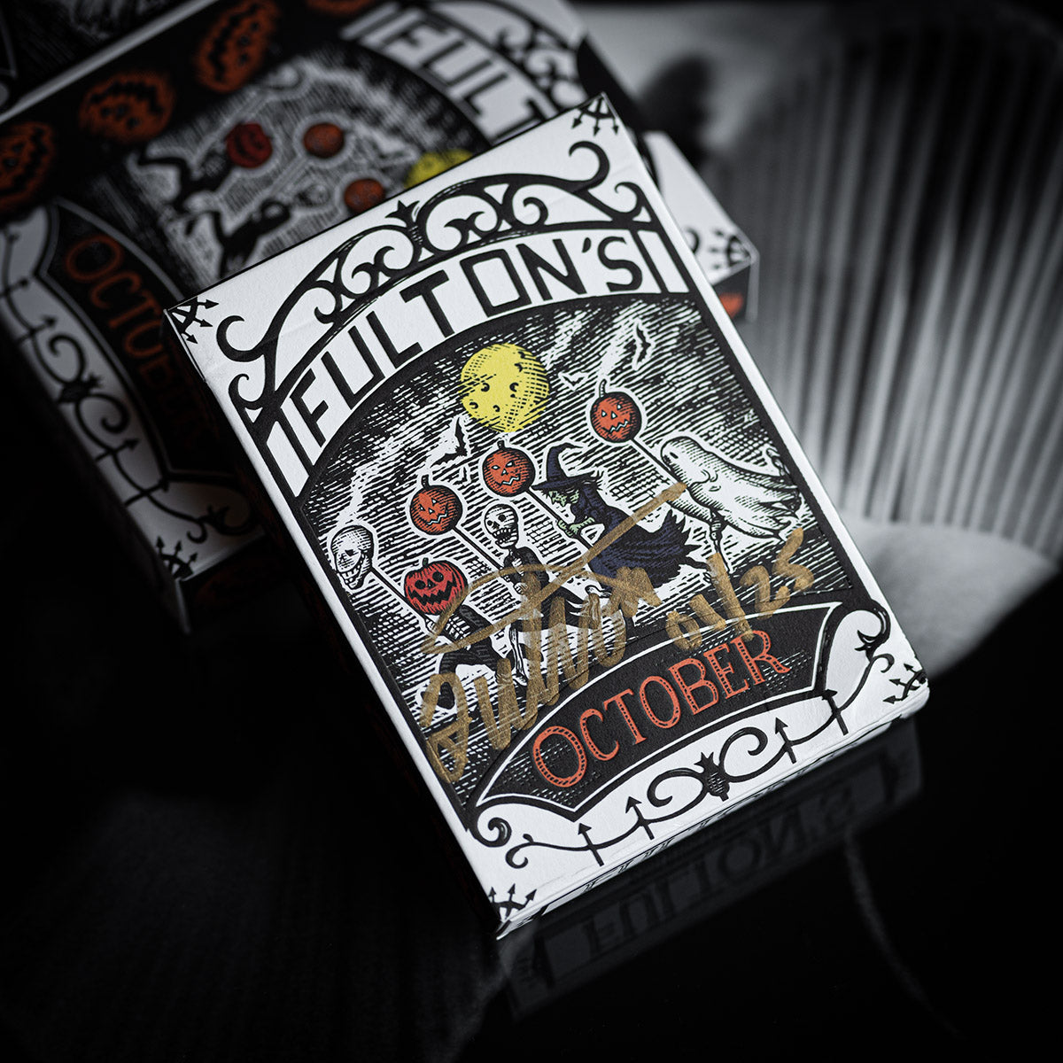 OCTOBER V2 PLAYING CARDS SIGNED ARTIST PROOF