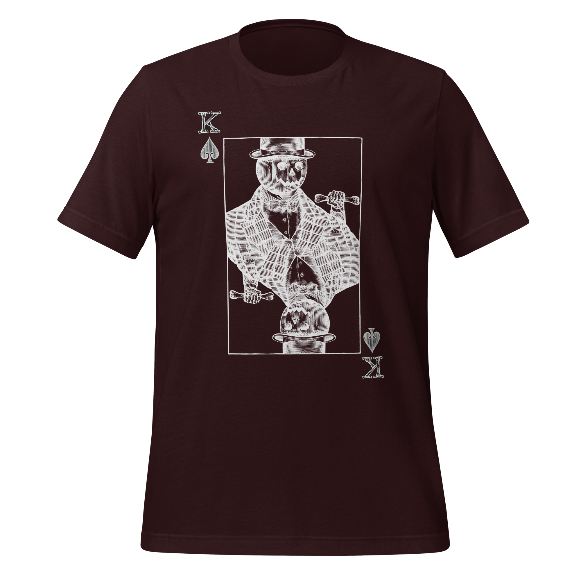 Fulton's October V2 Pumpkin King of Spades T Shirt