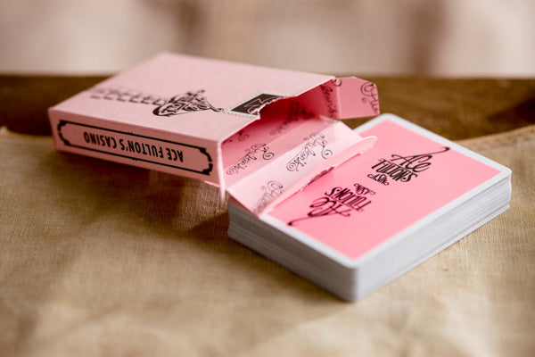 Ace Fulton's Casino Playing Cards - Pretty in Pink