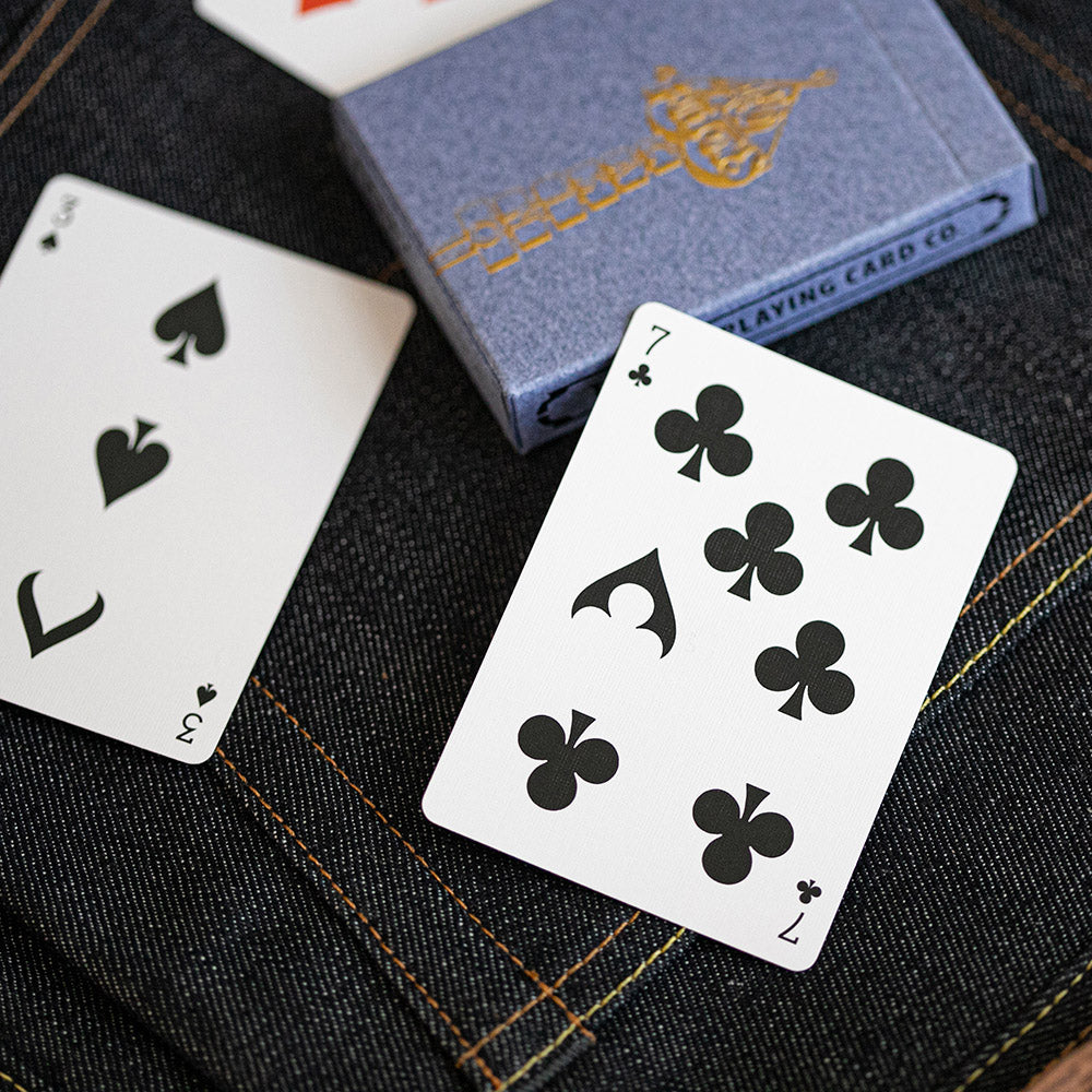 Ace Fultons Playing Cards 7個 Ace Fulton's Casino Cowboy Denim Playing Cards | X-Decks