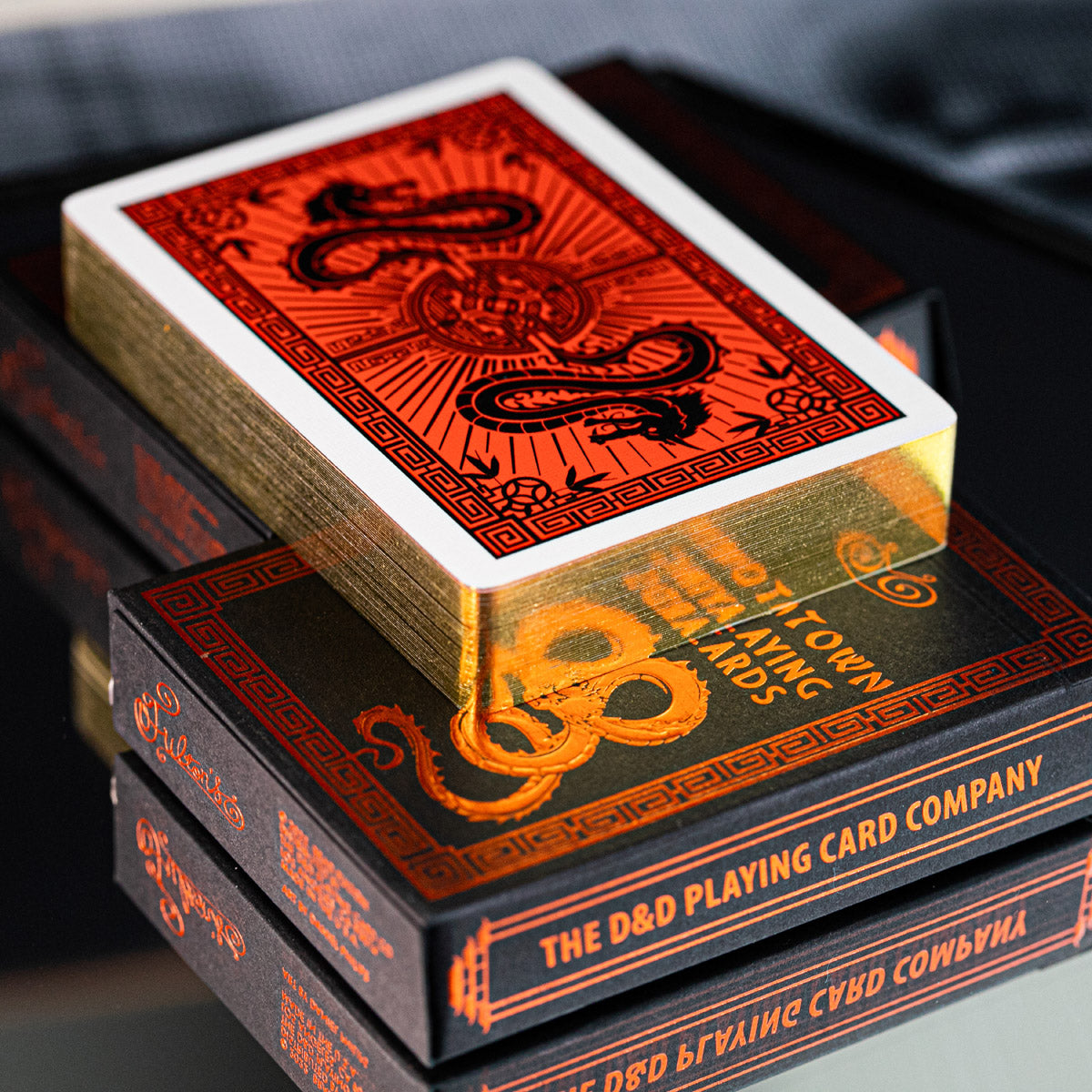 GILDED FULTON'S CHINATOWN TENTH ANNIVERSARY LIMITED EDITION PLAYING CARDS