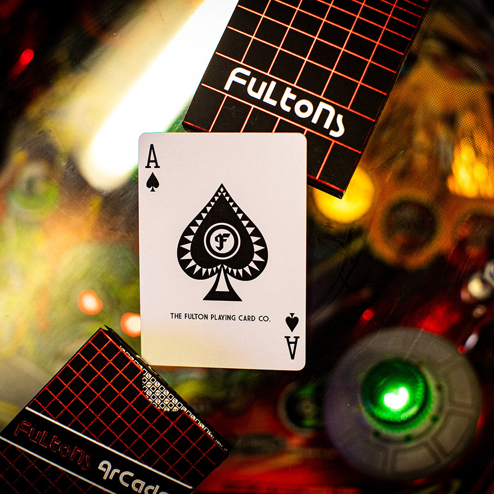 Ace Fultons Playing Cards 7個 ACE FULTON'S 10 YEAR ANNIVERSARY SUNSET ORANGE PLAYING CARDS