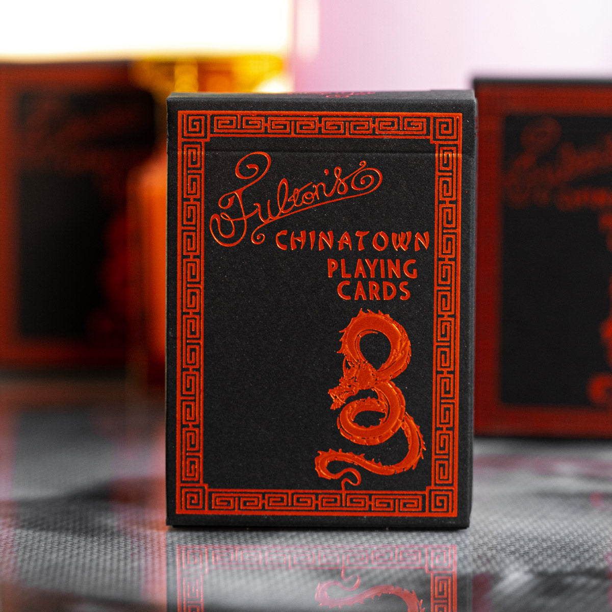 FULTON'S CHINATOWN TENTH ANNIVERSARY LIMITED EDITION PLAYING CARDS