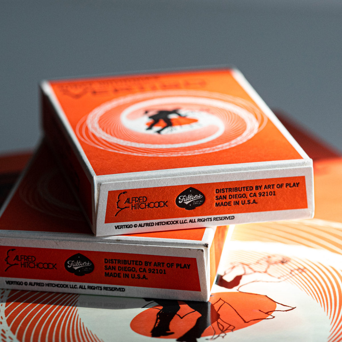 ALFRED HITCHCOCK'S VERTIGO PLAYING CARDS – Fulton's Playing Cards