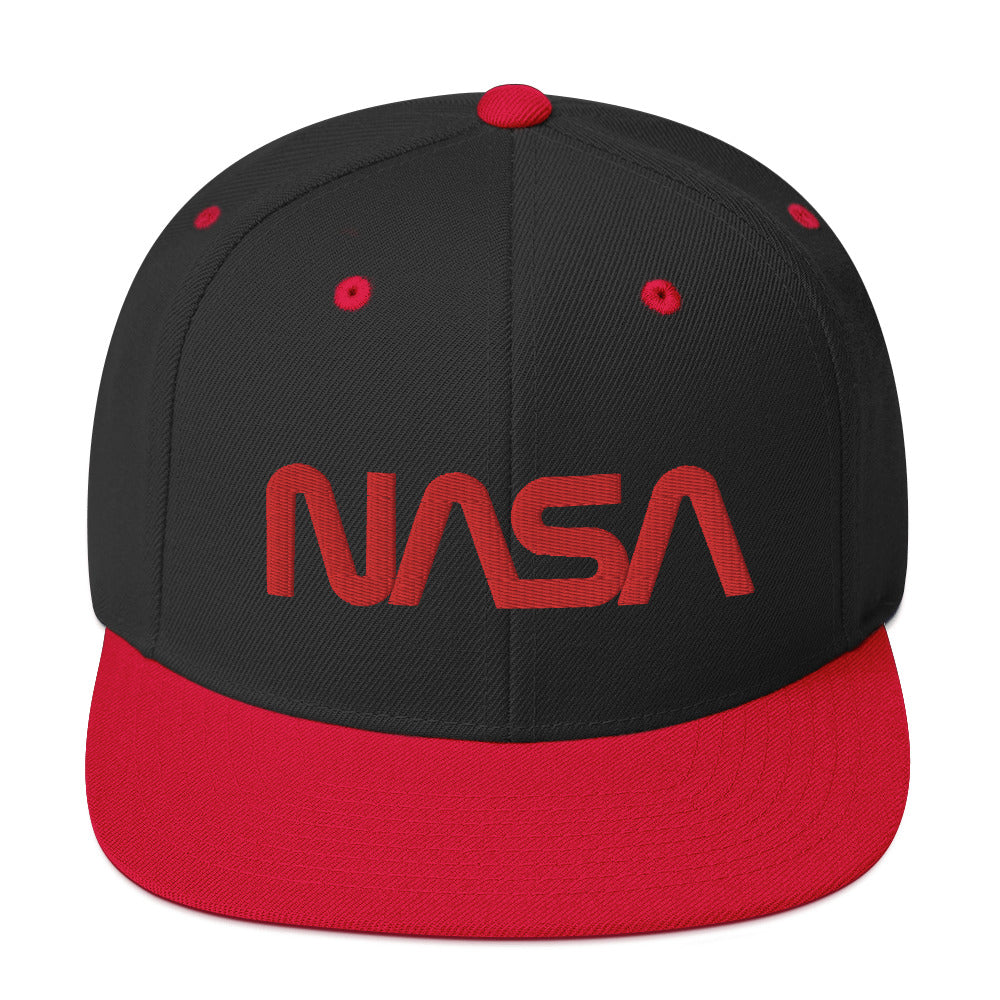 NASA Embroidered Snapback Cap